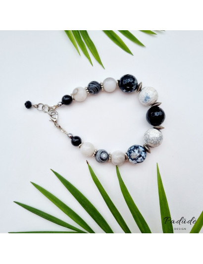 Bracelet "Black and white"