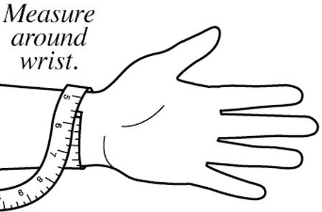 How to measure wrist size